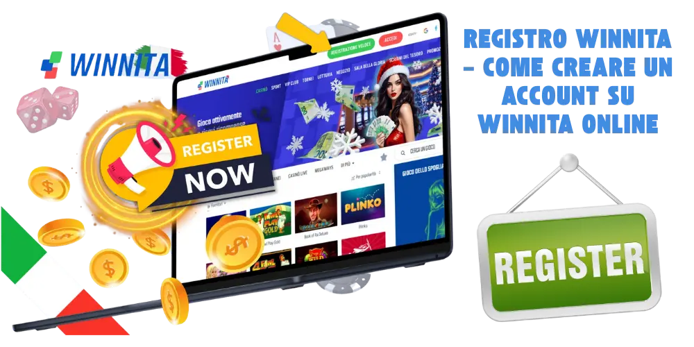 Registro Winnita – Come creare un account su Winnita Online